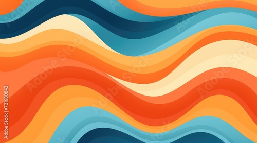 modern wave art illustration. abstract background