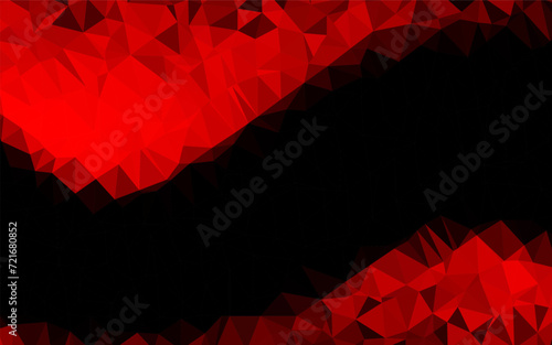 Light Red vector low poly texture. A completely new color illustration in a vague style. New texture for your design.