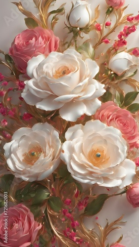 Beautiful rose flowers