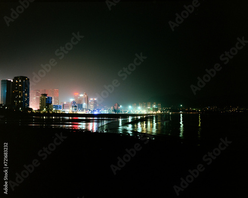 country skyline at night