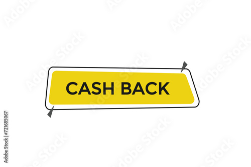 new website, click button learn cash back level, sign, speech, bubble  banner
