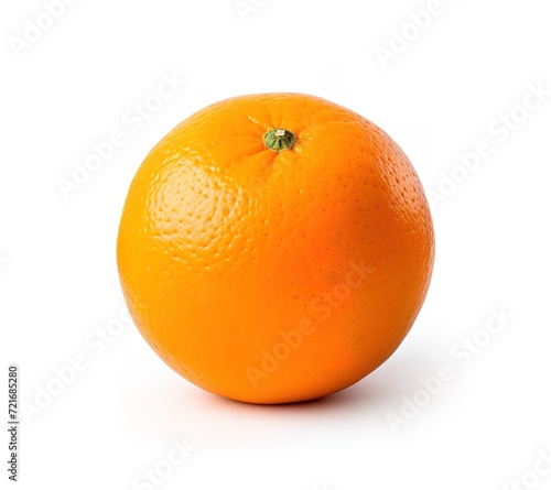 orange citrus fruit isolated on white background