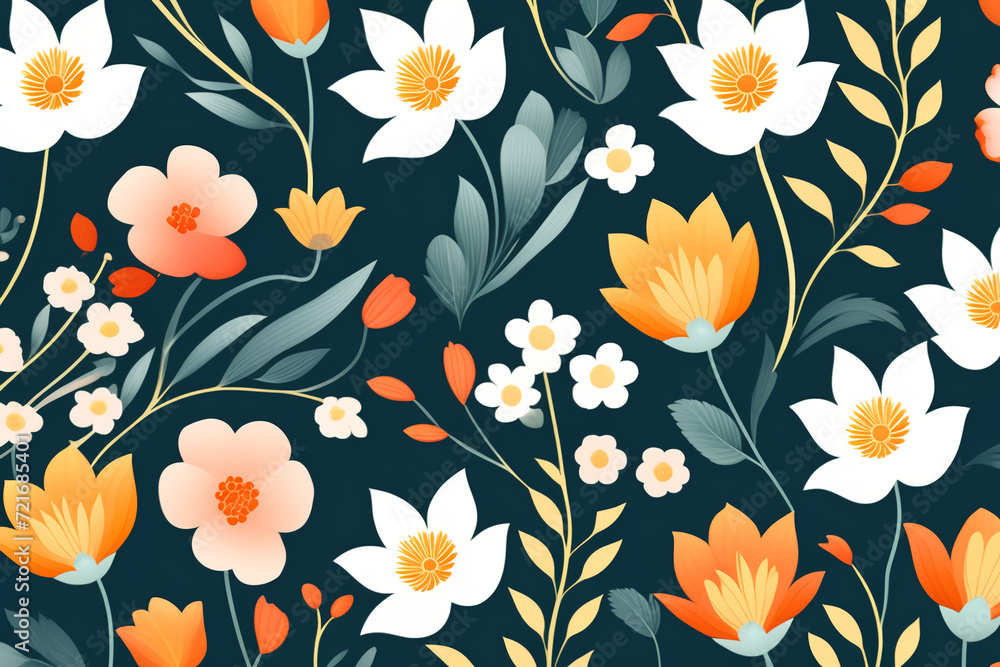 seamless floral pattern seamless floral pattern