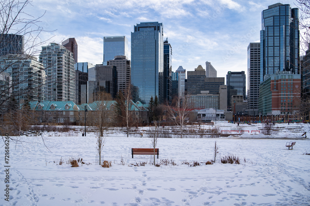 Obraz premium Calgary Alberta, Prince's Island Park