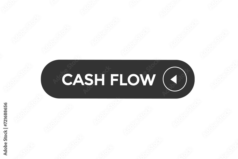 new website, click button learn cash flow level, sign, speech, bubble  banner