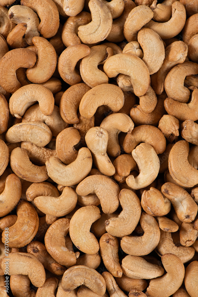 roasted salted cashew nuts texture background. roasted salted cashew nuts texture background.
