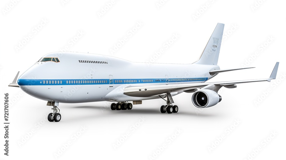 Obraz premium Massive Cargo Plane Transporting Goods Globally - AI Generated