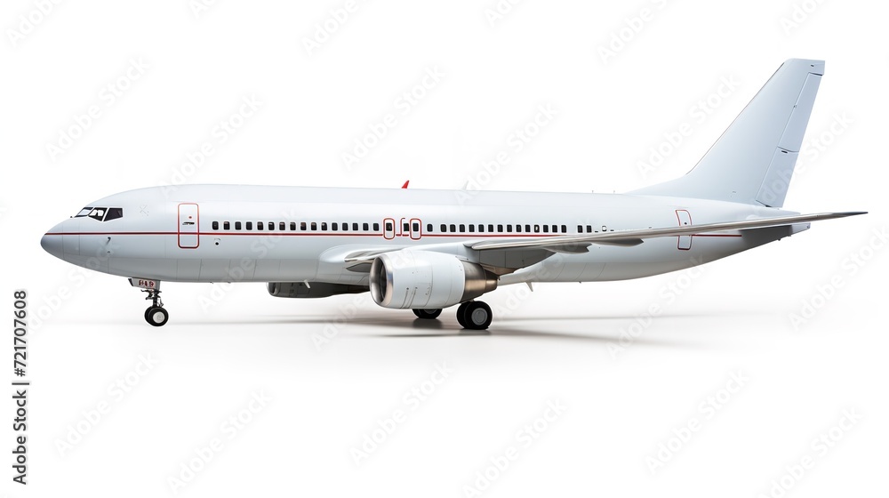 Fototapeta premium Massive Cargo Plane Transporting Goods Globally - AI Generated