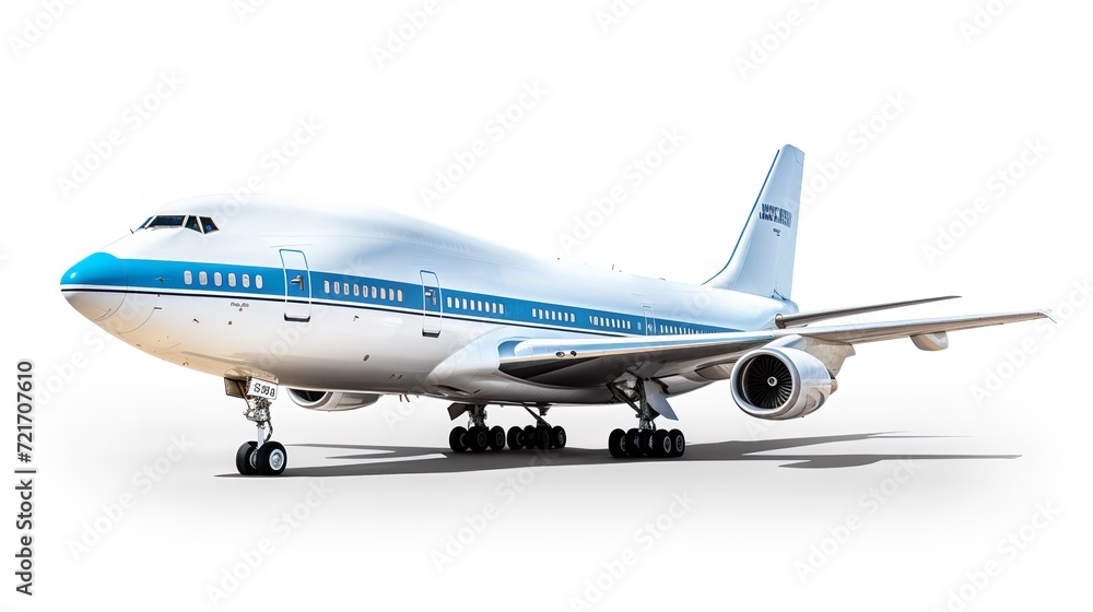 Obraz premium Massive Cargo Plane Transporting Goods Globally - AI Generated