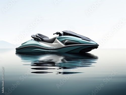 Exciting Jetski Adventure on Blue Waters - AI Generated