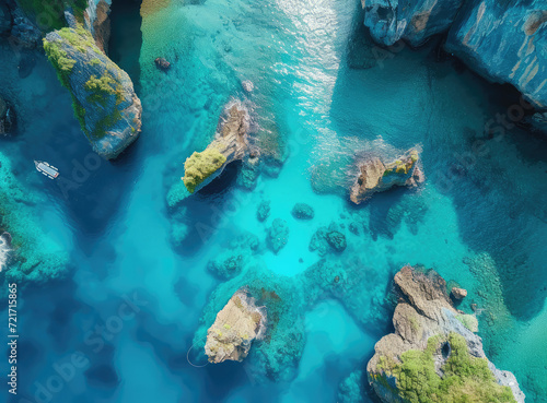 Wallpaper Mural Waterfall and rock Torontodigital.ca