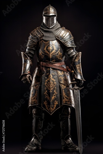 Gallant Medieval Knight, AI Generated © VisualMarketplace