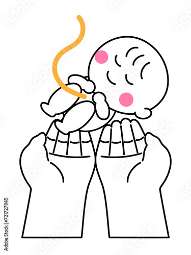 赤ちゃんが生まれた時のイメージ