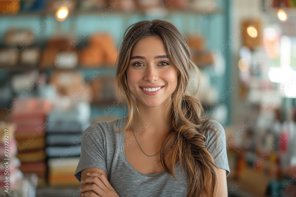 Exceptional retail service! A helpful saleswoman assists shoppers, answers queries, and creates a welcoming atmosphere for an outstanding customer service experience Exceptional retail service! A helpful saleswoman assists shoppers, answers queries, and creates a welcoming atmosphere for an outstanding customer service experience