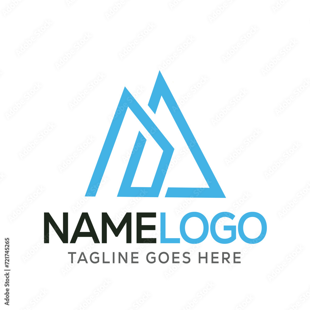 flat design a business logo design flat design a business logo design