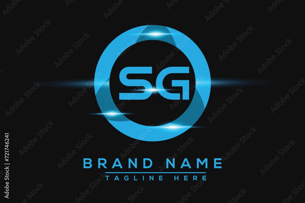 SG Blue logo Design. Vector logo design for business. SG Blue logo Design. Vector logo design for business.