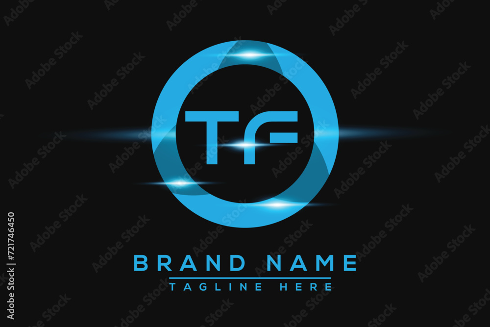 TF Blue logo Design. Vector logo design for business. TF Blue logo Design. Vector logo design for business.