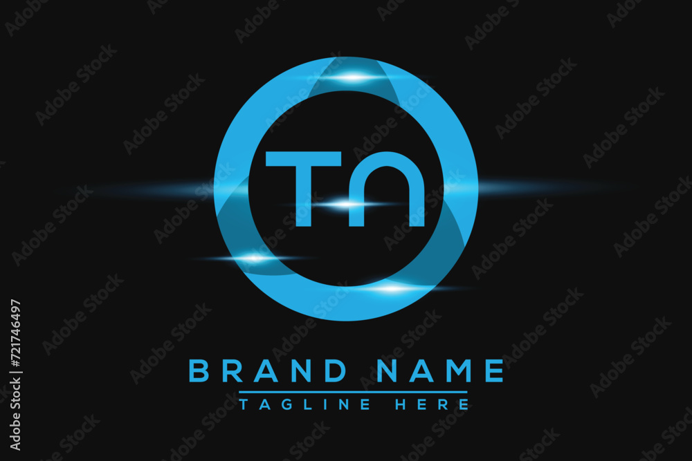 TN Blue logo Design. Vector logo design for business. TN Blue logo Design. Vector logo design for business.