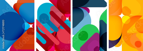 Geometric elements abstract backgrounds for wallpaper, business card, cover, poster, banner, brochure, header, website