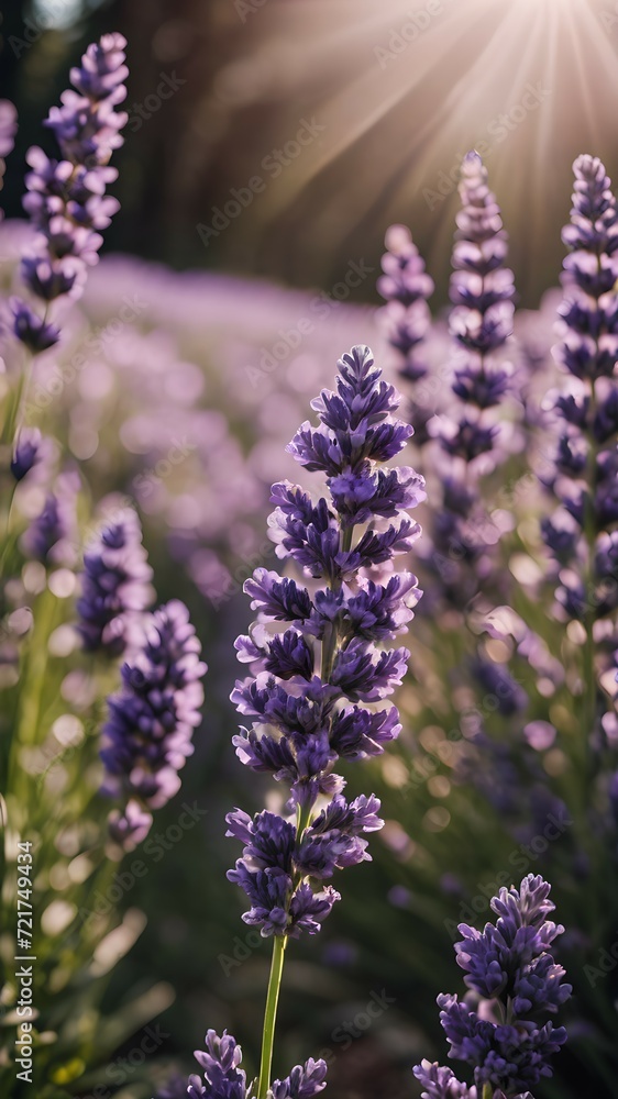 Obraz premium Lavender flowers close up