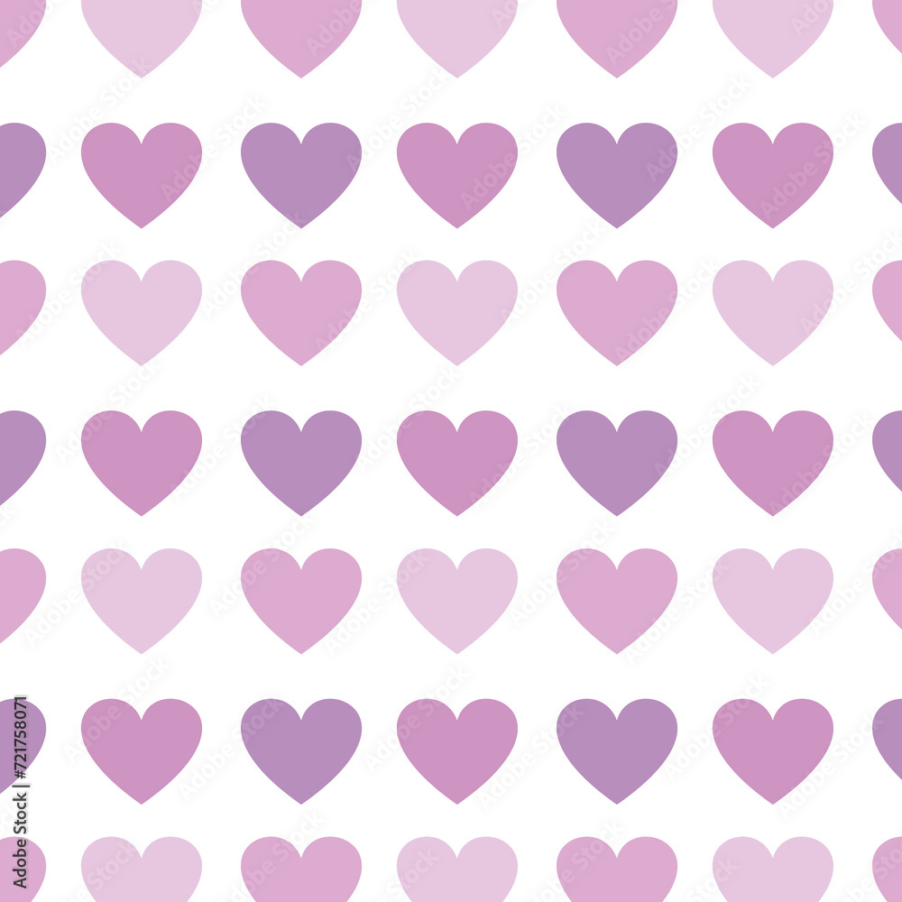 large pink hearts pattern