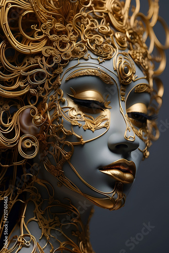 Gold Ornament illustration © wonderland