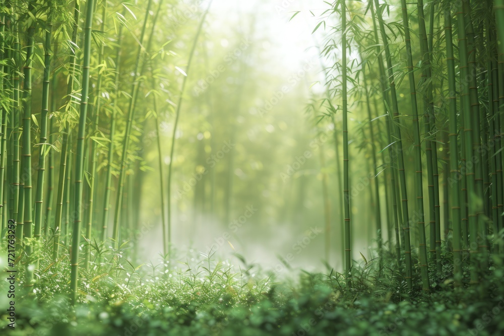 Relaxing bamboo background Create a calm and natural atmosphere