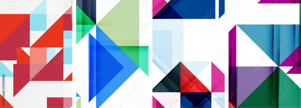 Triangle poster set for wallpaper, business card, cover, poster, banner, brochure, header, website Triangle poster set for wallpaper, business card, cover, poster, banner, brochure, header, website