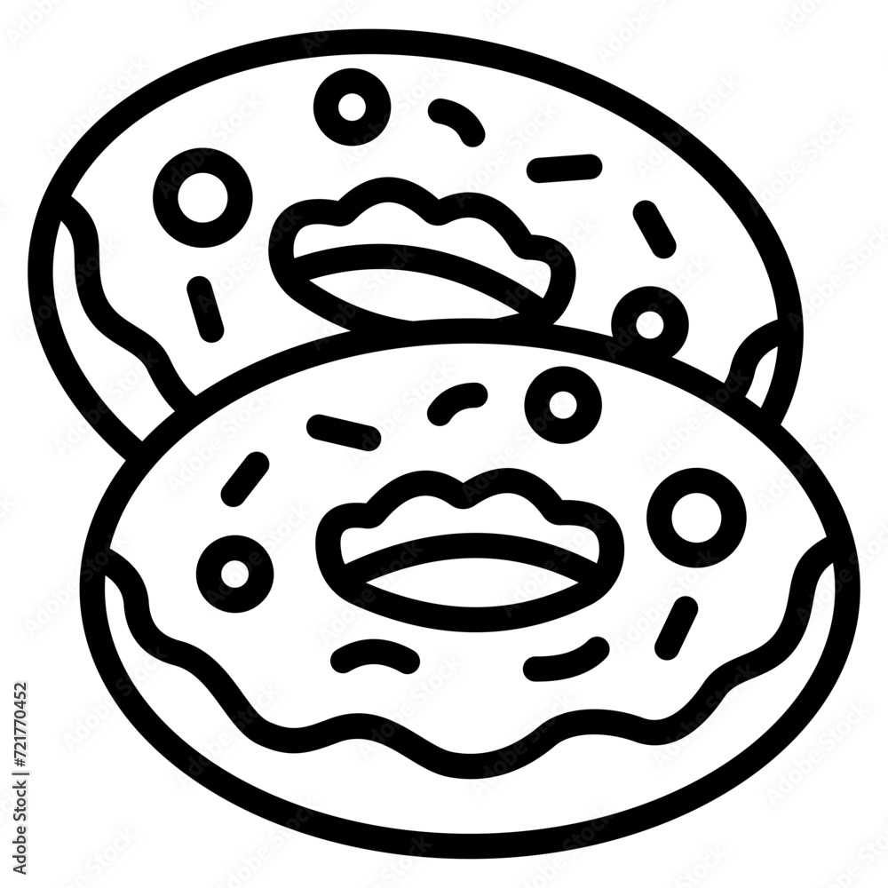 Doughnut Icon Element For Design Doughnut Icon Element For Design