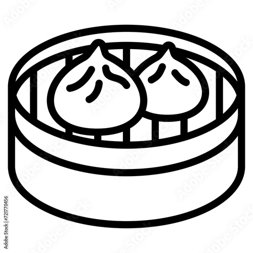 Dumpling Icon Element For Design