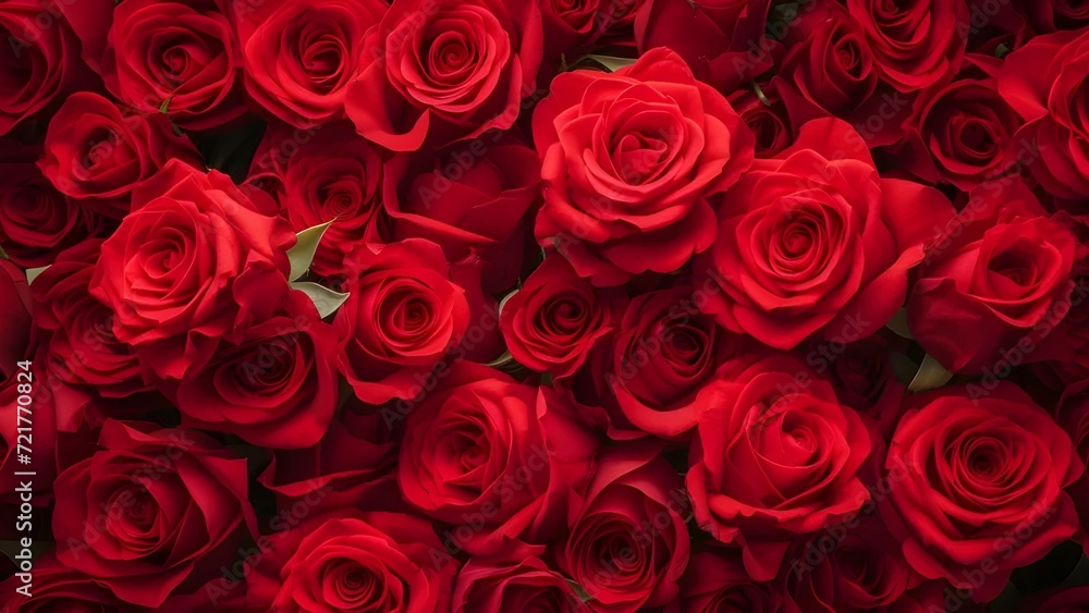 Natural red roses background, flowers wall. Natural red roses background, flowers wall.