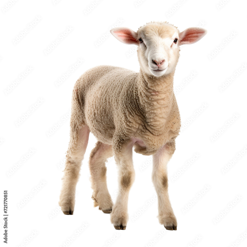 Fototapeta premium sheep isolated on white