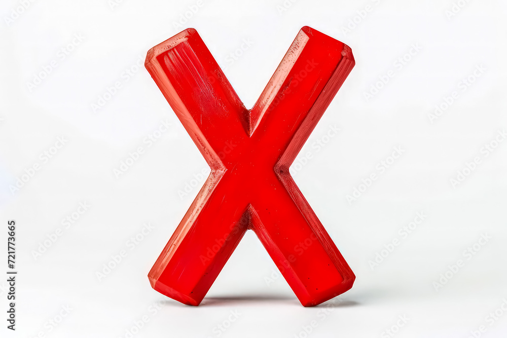 Obraz premium Red and black symbol image