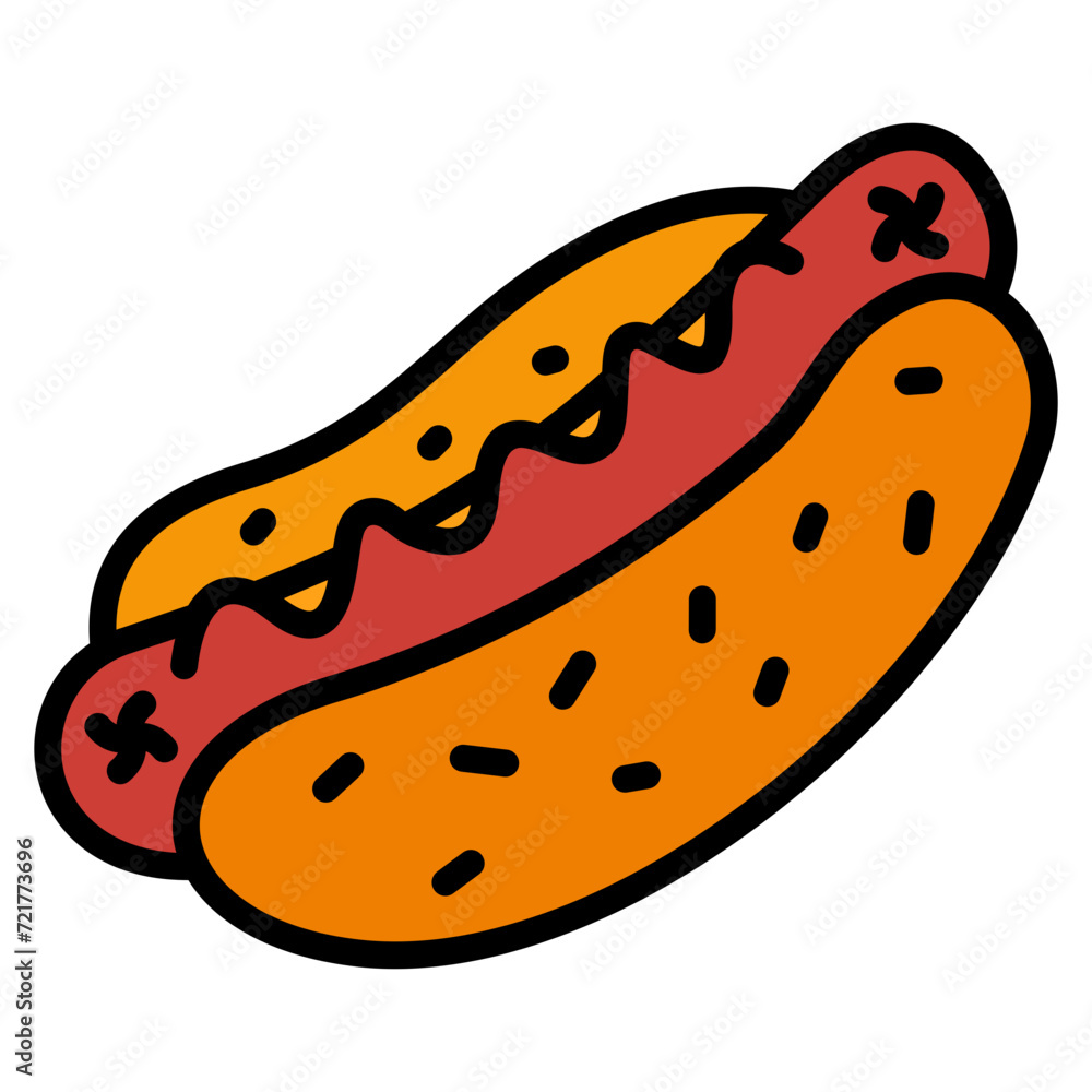 Hotdog Icon Element For Design Hotdog Icon Element For Design