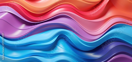 abstract wave color