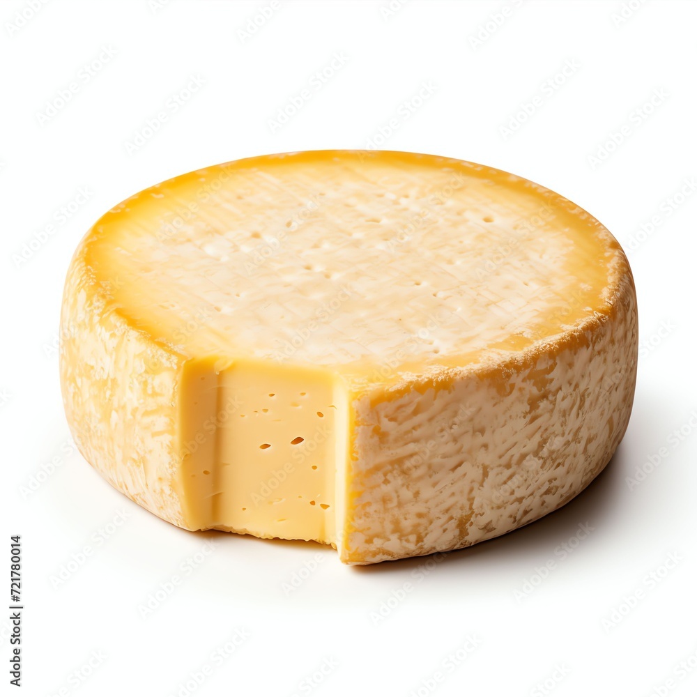 a baked cheese, studio light , isolated on white background a baked cheese, studio light , isolated on white background