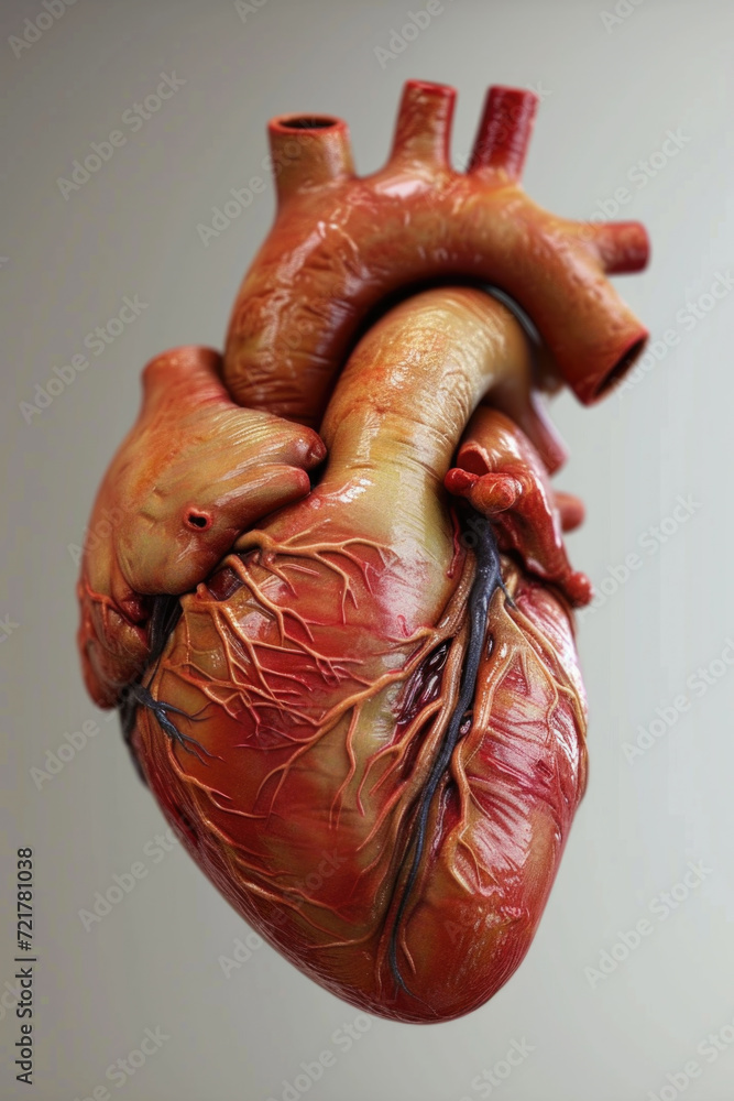 Realistic 3D Heart Model, Generative AI