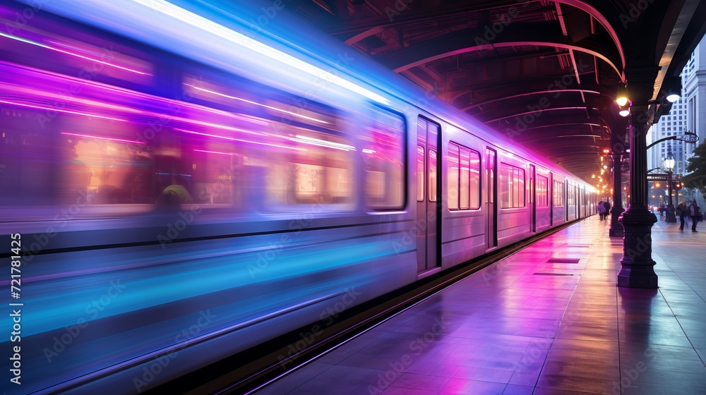 Mesmerizing high-speed train photography. motion blur, reflection, speed, cinematic, bullet train Mesmerizing high-speed train photography. motion blur, reflection, speed, cinematic, bullet train