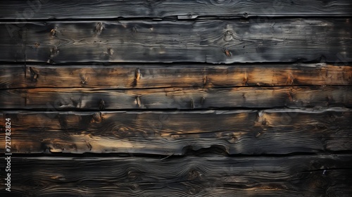 Black rustic wood texture for walls, panels, or cladding in the style of black modernism