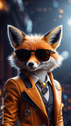 The Fox with Swag. Stay sharp in style