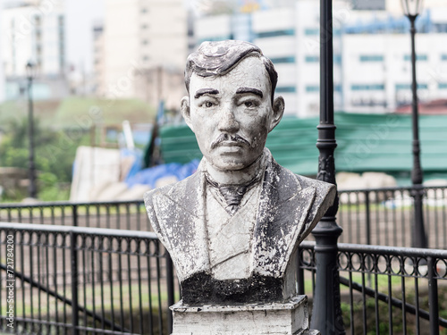 Bust of Jose Rizal at Fort Santiago, Intramuros, Manila, Philippines