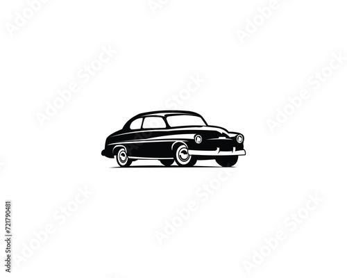 1949 Mercury Coupe car logo design. This logo is suitable for badges  emblems  icons  vintage car industrial design stickers. Also for car restoration  repair and racing.