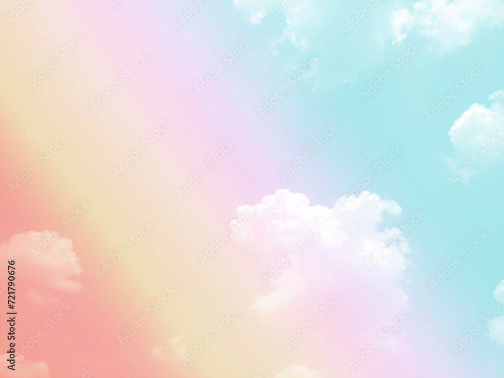 Sky and clouds in pastel tones for graphic design or wallpaper Sky and clouds in pastel tones for graphic design or wallpaper