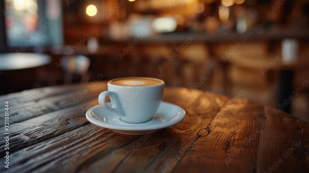 Cappuccino cup, foam heart