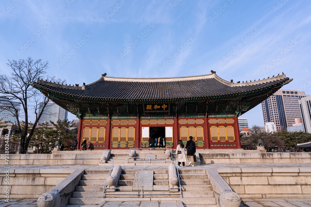 중화전-덕수궁(월산대군의 저택을 임시궁궐로 삼은 것이 시초가되었다)-서울, 대한민국