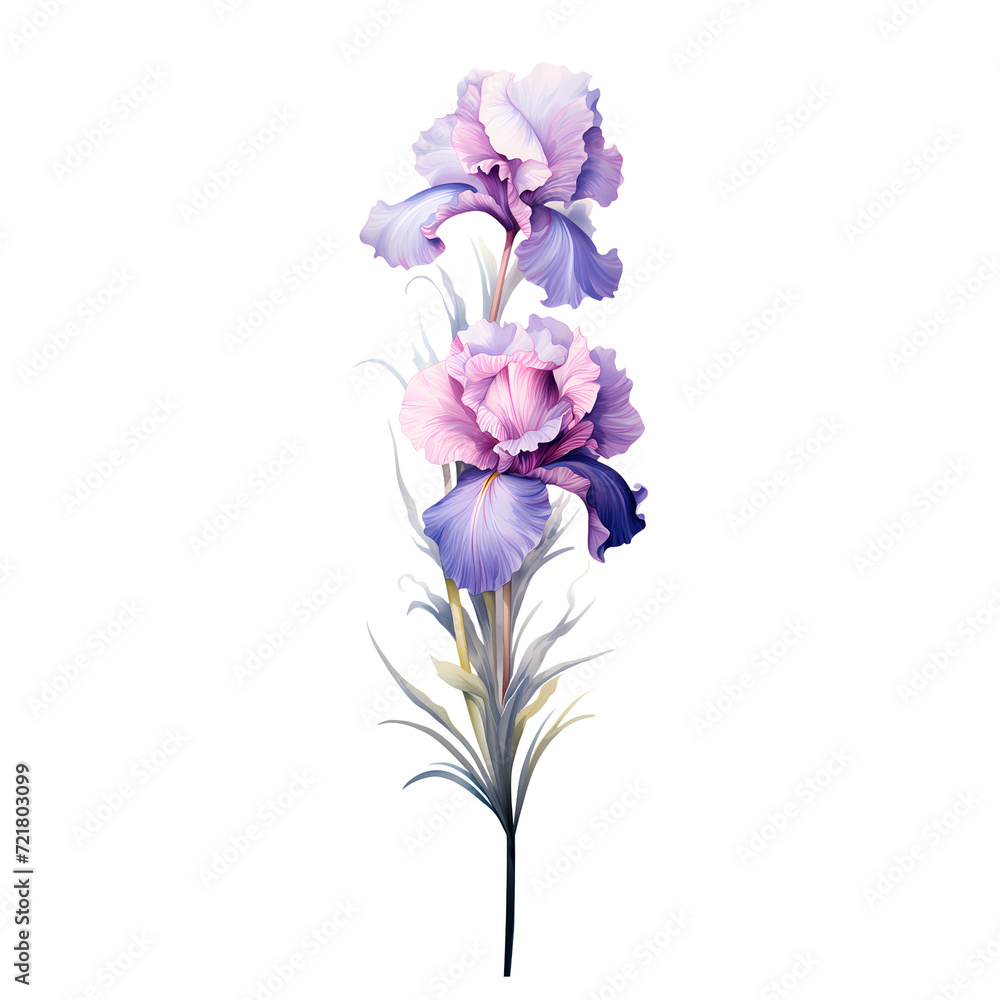 Birth Month Flowers February Iris transparent background PNG Birth Month Flowers February Iris transparent background PNG