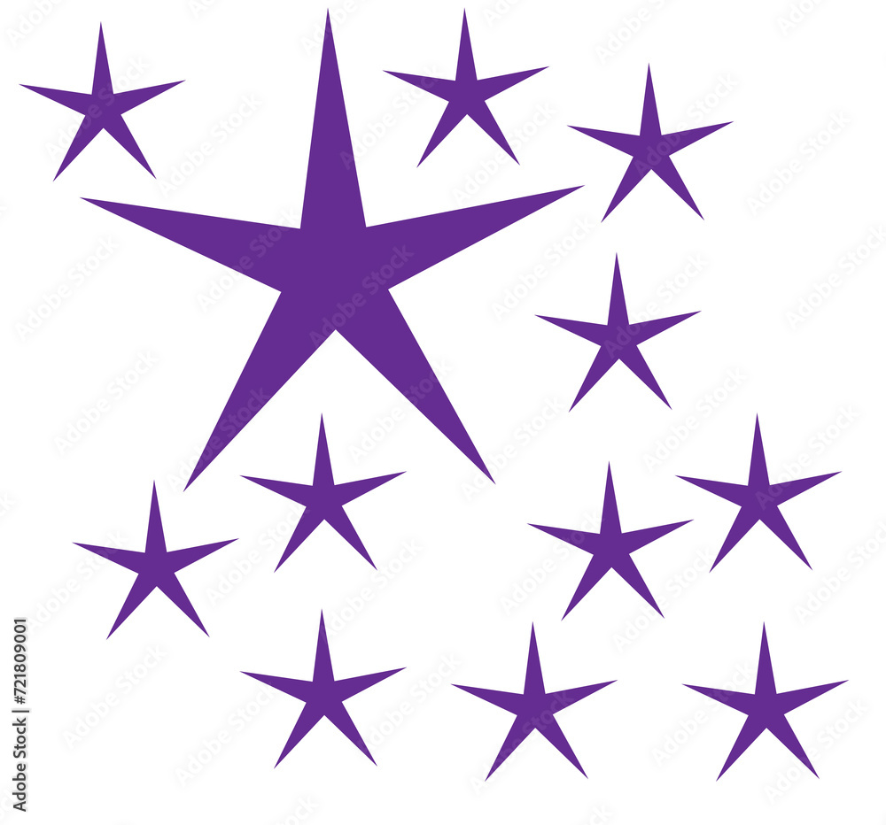 Obraz premium Sparkle star icons. Shine icons. Stars sparkles vector