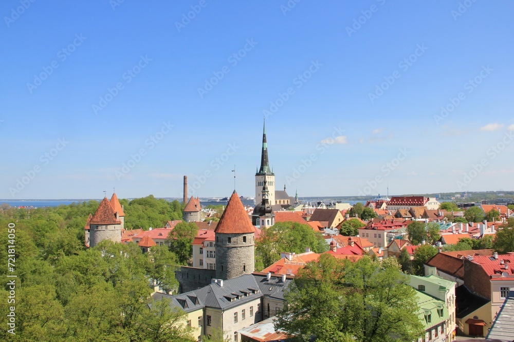 view of Tallinn Old City - Estonia