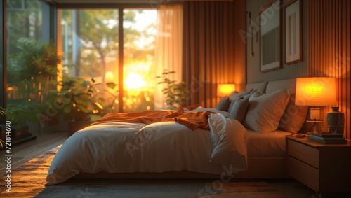 modern luxury bedroom interior design © akarawit