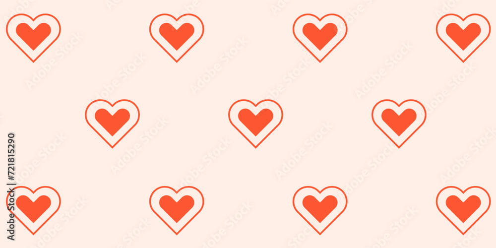 eye catching love heart pattern wallpaper for valentines couples